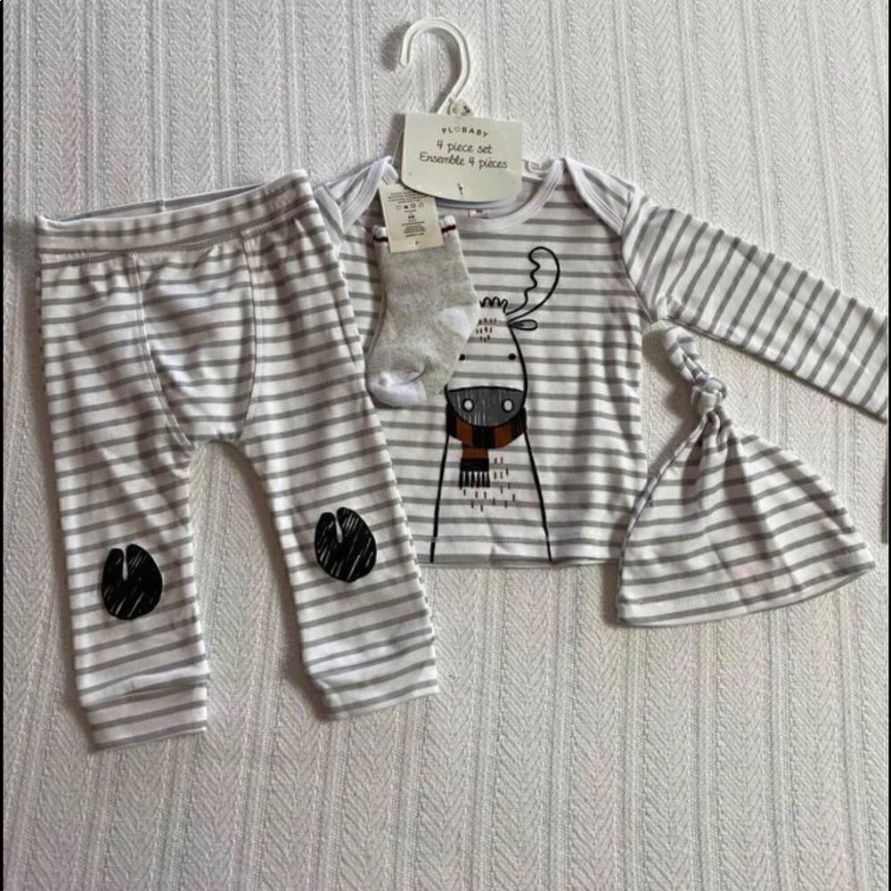 PL BABY BOY 4 Piece Matching Outfit. New with Tags!